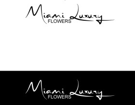 Logo Design entry 1729276 submitted by Design Rock to the Logo Design for Miami Luxury Flowers the website MiamiLuxuryFlowers.com should also be on the logo run by lawshark