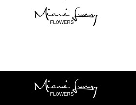 Logo Design entry 1729277 submitted by Design Rock to the Logo Design for Miami Luxury Flowers the website MiamiLuxuryFlowers.com should also be on the logo run by lawshark