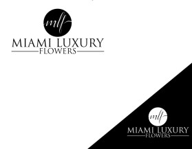 Logo Design entry 1729278 submitted by artidesign to the Logo Design for Miami Luxury Flowers the website MiamiLuxuryFlowers.com should also be on the logo run by lawshark