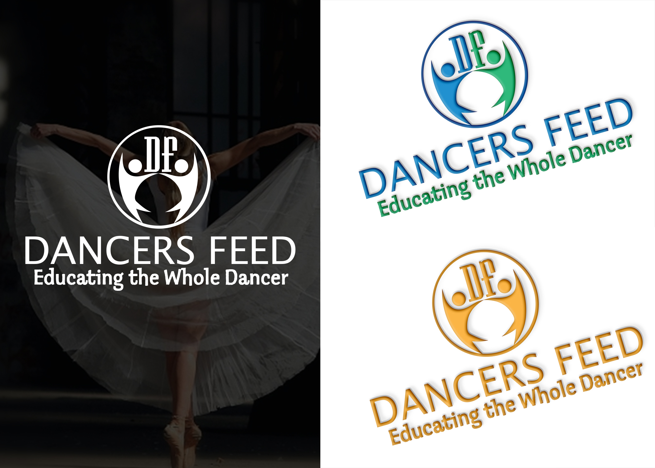 Logo Design entry 1729802 submitted by CYBER WILLIAMS to the Logo Design for Dancer's Feed run by alliespades