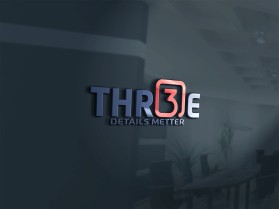 Logo Design entry 1736051 submitted by aufa1 to the Logo Design for Thr3e run by fmarquez