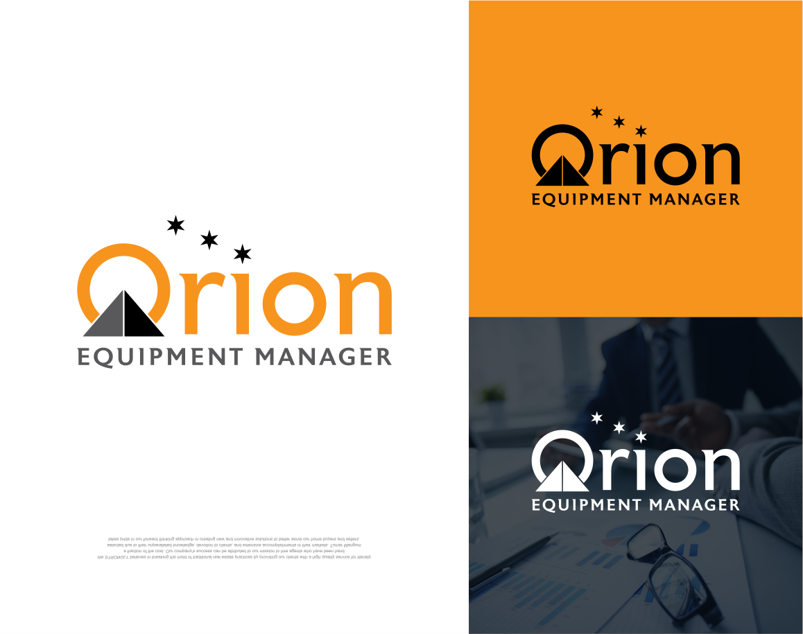 Logo Design entry 1738147 submitted by logo037 to the Logo Design for Orion Equipment Manager run by Jediwrench