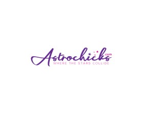 Logo Design entry 1743362 submitted by Artwizard1966 to the Logo Design for Astrochicks.com run by astrochicks