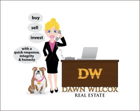 Logo Design Entry 1743403 submitted by sirtwo to the contest for Dawn Wilcox Real Estate run by Dawn.Wilcox