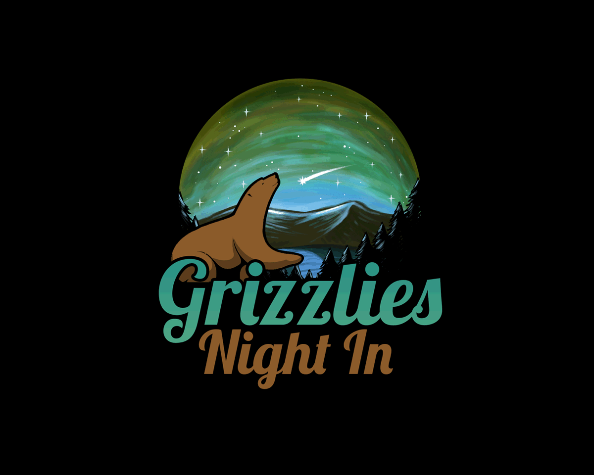 Logo Design entry 1745138 submitted by max01 to the Logo Design for Grizzlies Night In run by carriemount