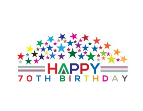 Logo Design entry 1749330 submitted by angeldzgn to the Logo Design for Happy 70th Birthday  run by AllabouttheBeesNees