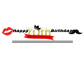 Logo Design entry 1749332 submitted by angeldzgn to the Logo Design for Happy 70th Birthday  run by AllabouttheBeesNees