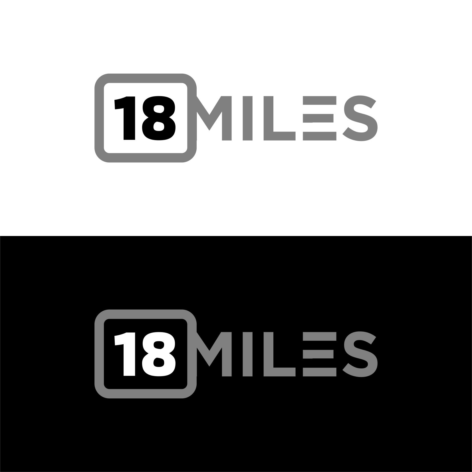 Logo Design entry 1750362 submitted by aufa1 to the Logo Design for 18 Miles run by randimccraney@mac.com
