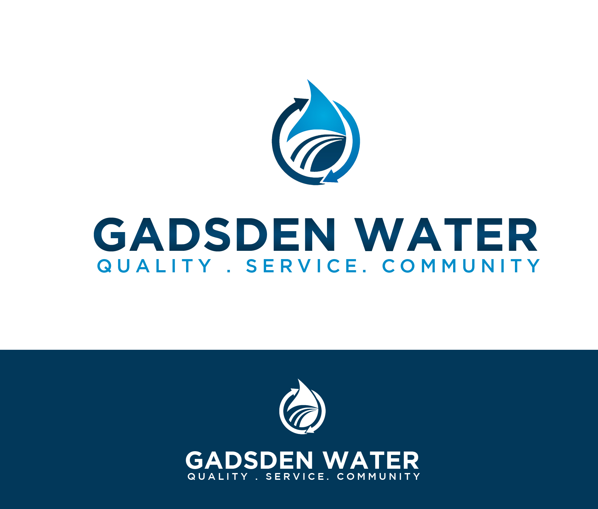 Logo Design entry 1750978 submitted by fancy to the Logo Design for Gadsden Water run by mlankford