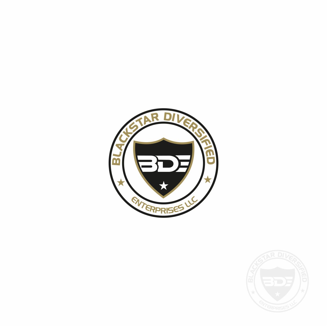 Logo Design entry 1741650 submitted by jhony to the Logo Design for Blackstar Diversified Enterprises, LLC run by blackstar2019