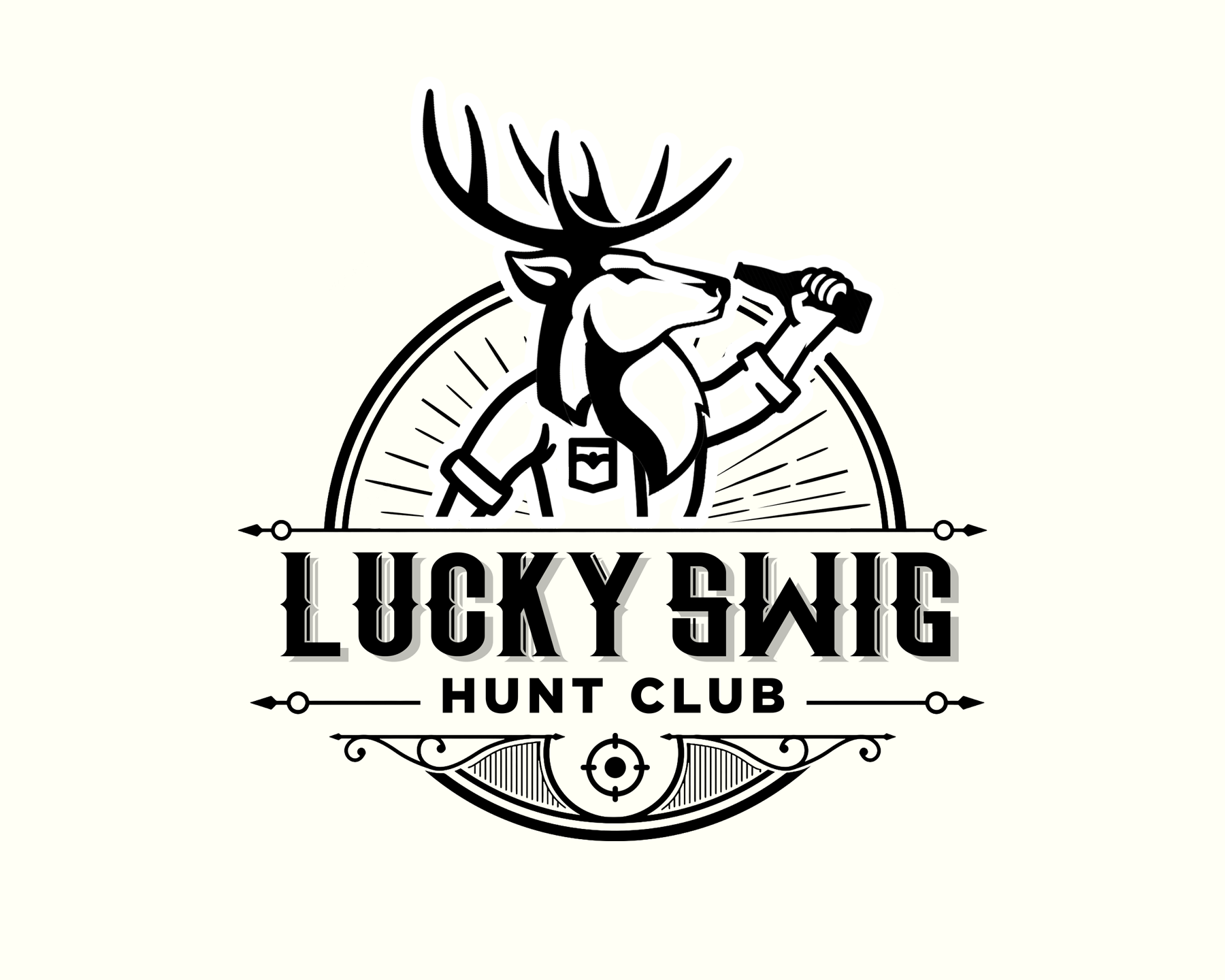 Logo Design entry 1756076 submitted by dfpower to the Logo Design for Lucky Swig Hunt Club run by jmsprowl