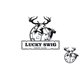 Logo Design entry 1756053 submitted by Butryk to the Logo Design for Lucky Swig Hunt Club run by jmsprowl