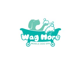 Logo Design entry 1756853 submitted by jhony to the Logo Design for Wag More Mobile Dog Spa run by wagmoredogsmi