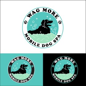 Logo Design Entry 1756861 submitted by sirtwo to the contest for Wag More Mobile Dog Spa run by wagmoredogsmi