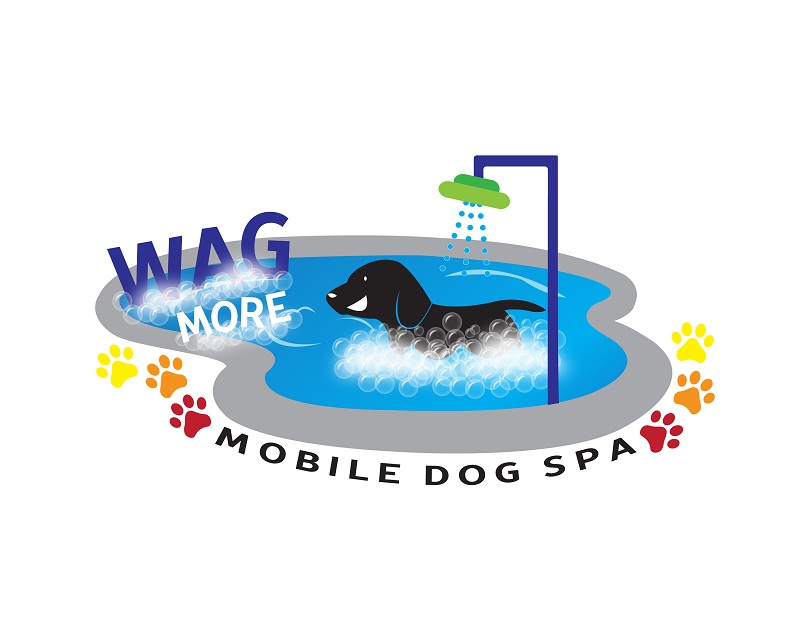 Logo Design entry 1756887 submitted by Andrarista to the Logo Design for Wag More Mobile Dog Spa run by wagmoredogsmi