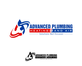 Logo Design entry 1757155 submitted by jhony to the Logo Design for Advanced Plumbing Heating & Air run by raulr@solanoplumber.com