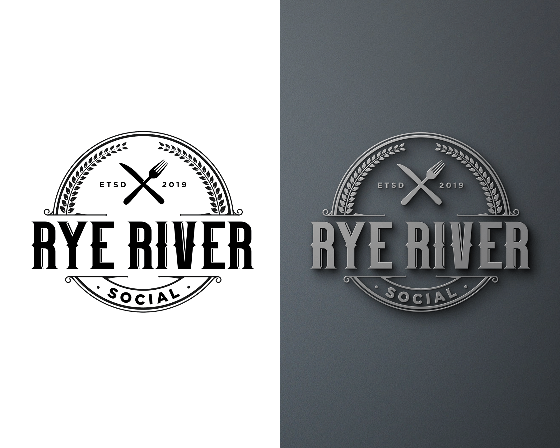 Logo Design entry 1757295 submitted by DonyAditya1933 to the Logo Design for Rye River Social run by pkm2327