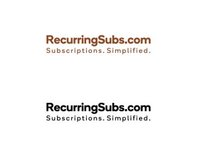 Logo Design entry 1758277 submitted by rosalina79 to the Logo Design for RecurringSubs.com run by olsonpete