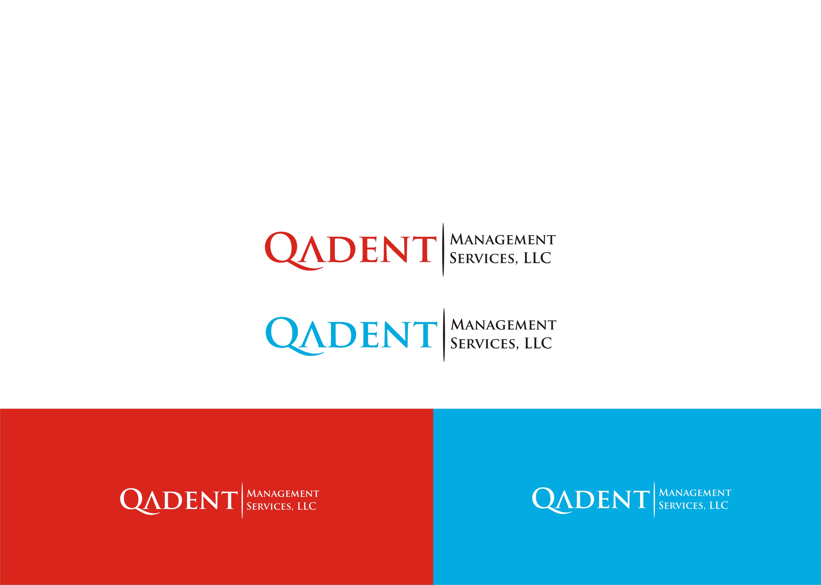 Logo Design entry 1758382 submitted by Erfina to the Logo Design for Qadent Management Services, LLC run by qadentmanagement