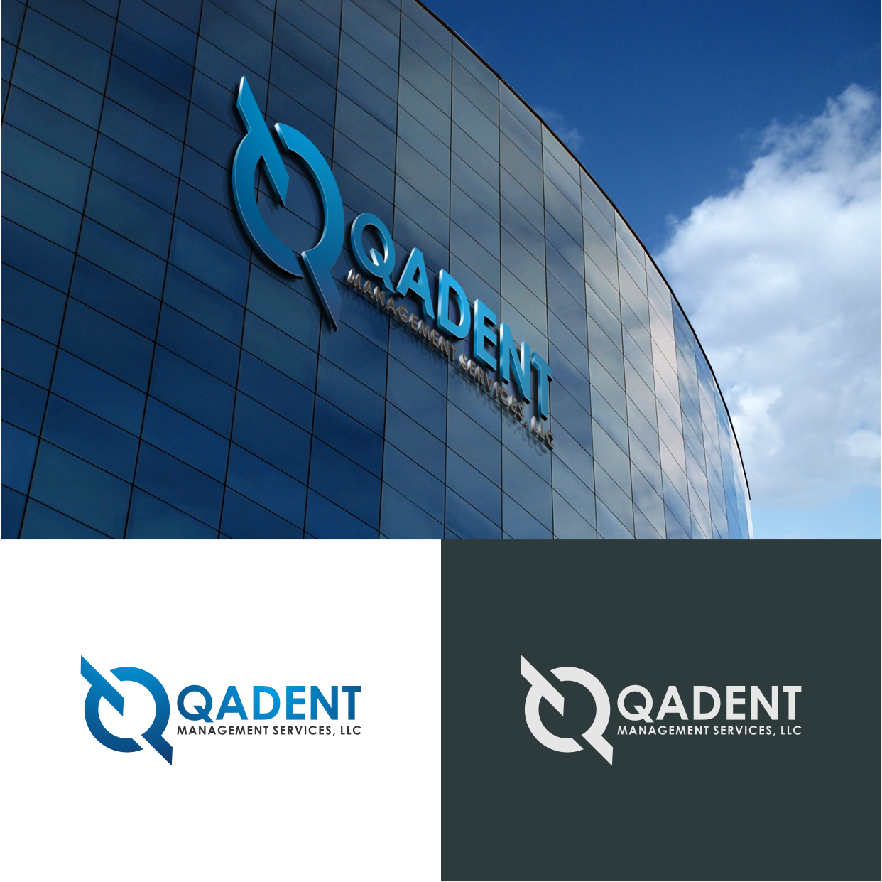 Logo Design entry 1758432 submitted by Aminxkee to the Logo Design for Qadent Management Services, LLC run by qadentmanagement