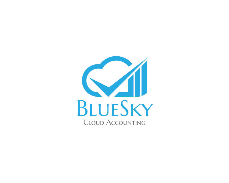 Logo Design entry 1758783 submitted by LanofDesign to the Logo Design for BlueSky Cloud Accounting run by ahatch