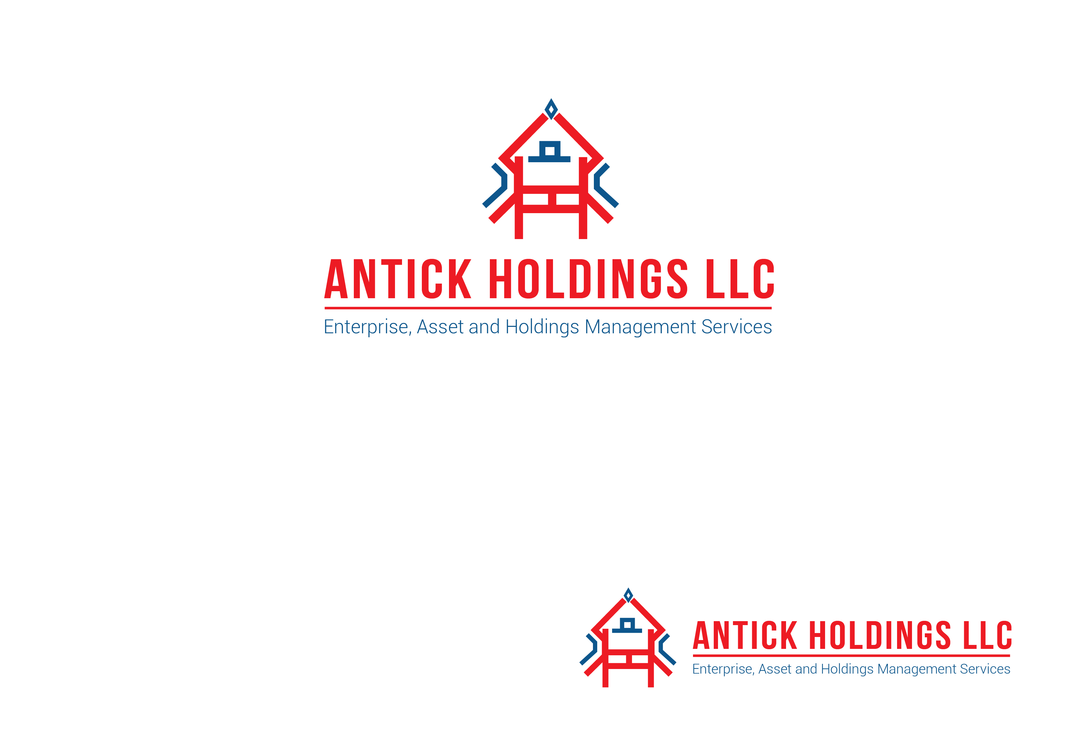 Logo Design entry 1759059 submitted by CreativeBang to the Logo Design for Antick Holdings, LLC run by qadentmanagement