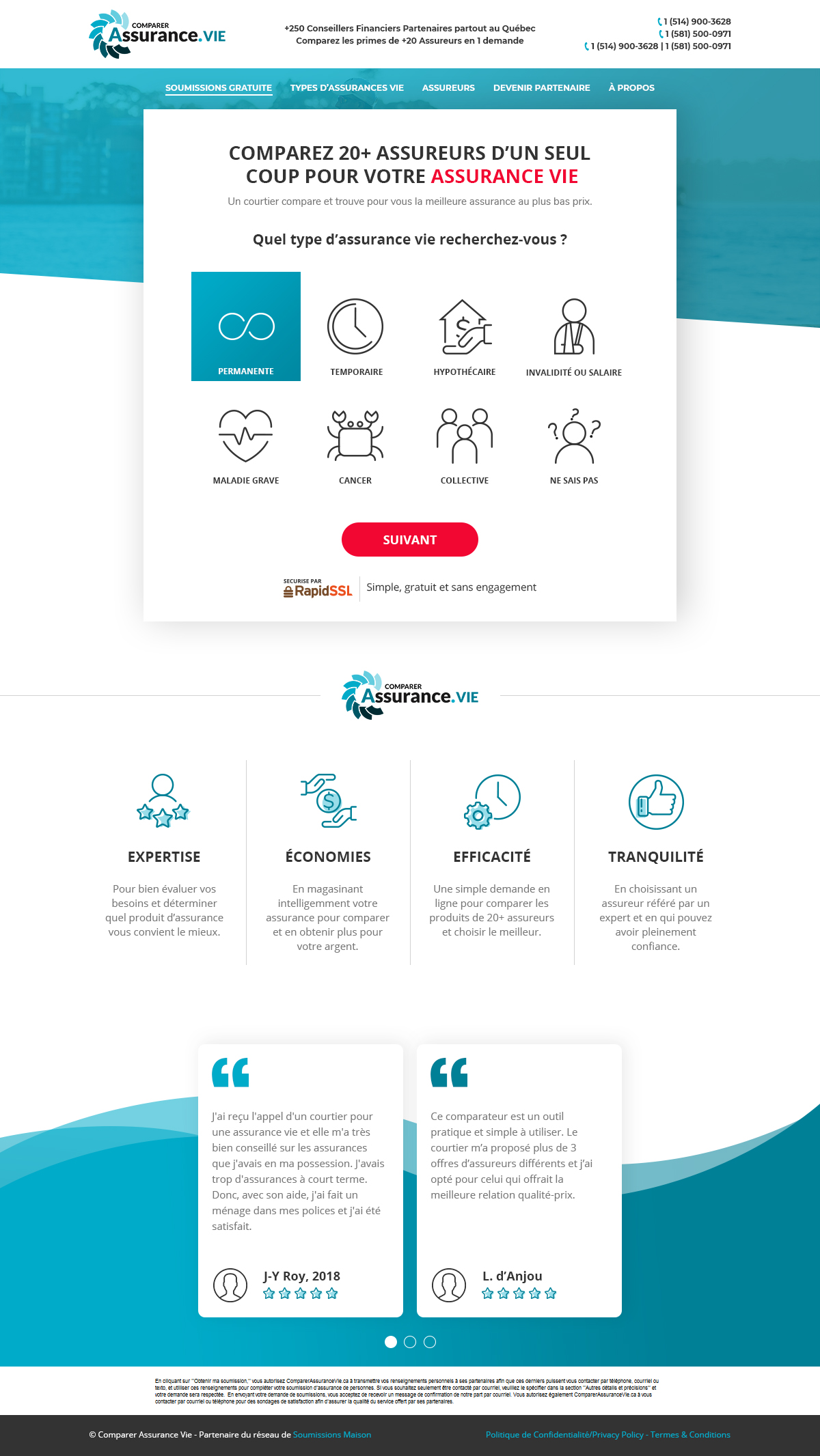 Web Design entry 1759097 submitted by Rehan to the Web Design for comparer assurance vie run by northtrex39