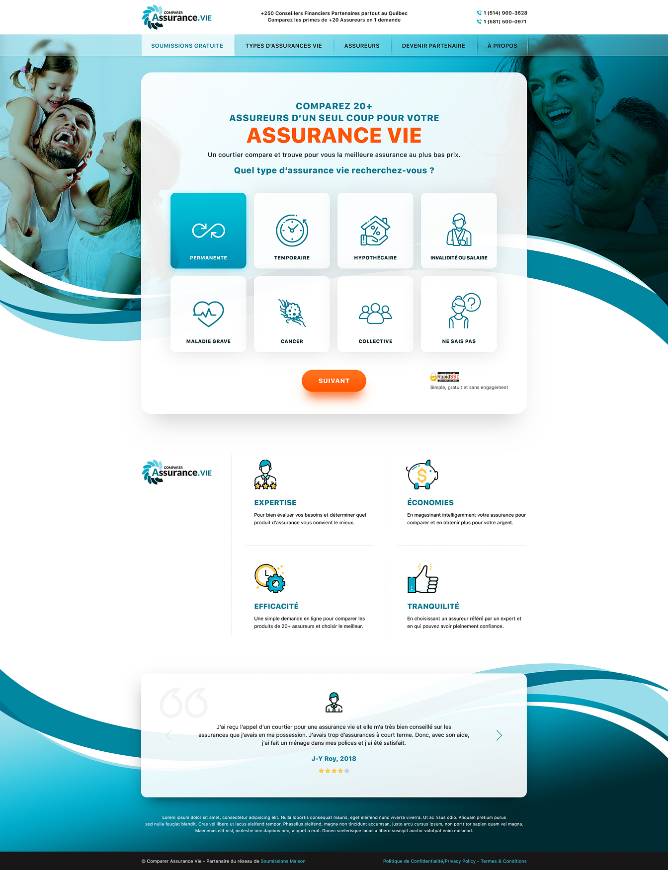 Web Design entry 1759104 submitted by pink to the Web Design for comparer assurance vie run by northtrex39