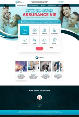 Web Design entry 1759118 submitted by nezik to the Web Design for comparer assurance vie run by northtrex39