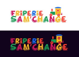 Logo Design entry 1760088 submitted by saga1109 to the Logo Design for Sam'Change friperie run by twizell