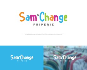 Logo Design entry 1760106 submitted by Ed Art to the Logo Design for Sam'Change friperie run by twizell