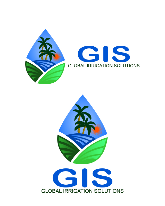 Logo Design entry 1763102 submitted by webandgraphic to the Logo Design for Global Irrigation Solutions (GIS) run by jmansell