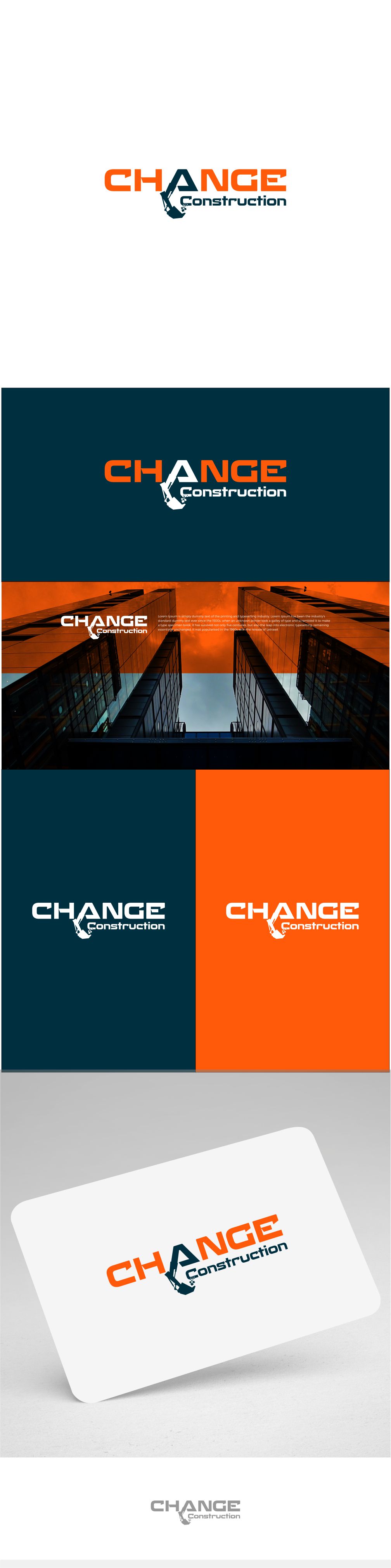 Logo Design entry 1763386 submitted by Farhan to the Logo Design for ChangeConstruction run by ChangeConstruction