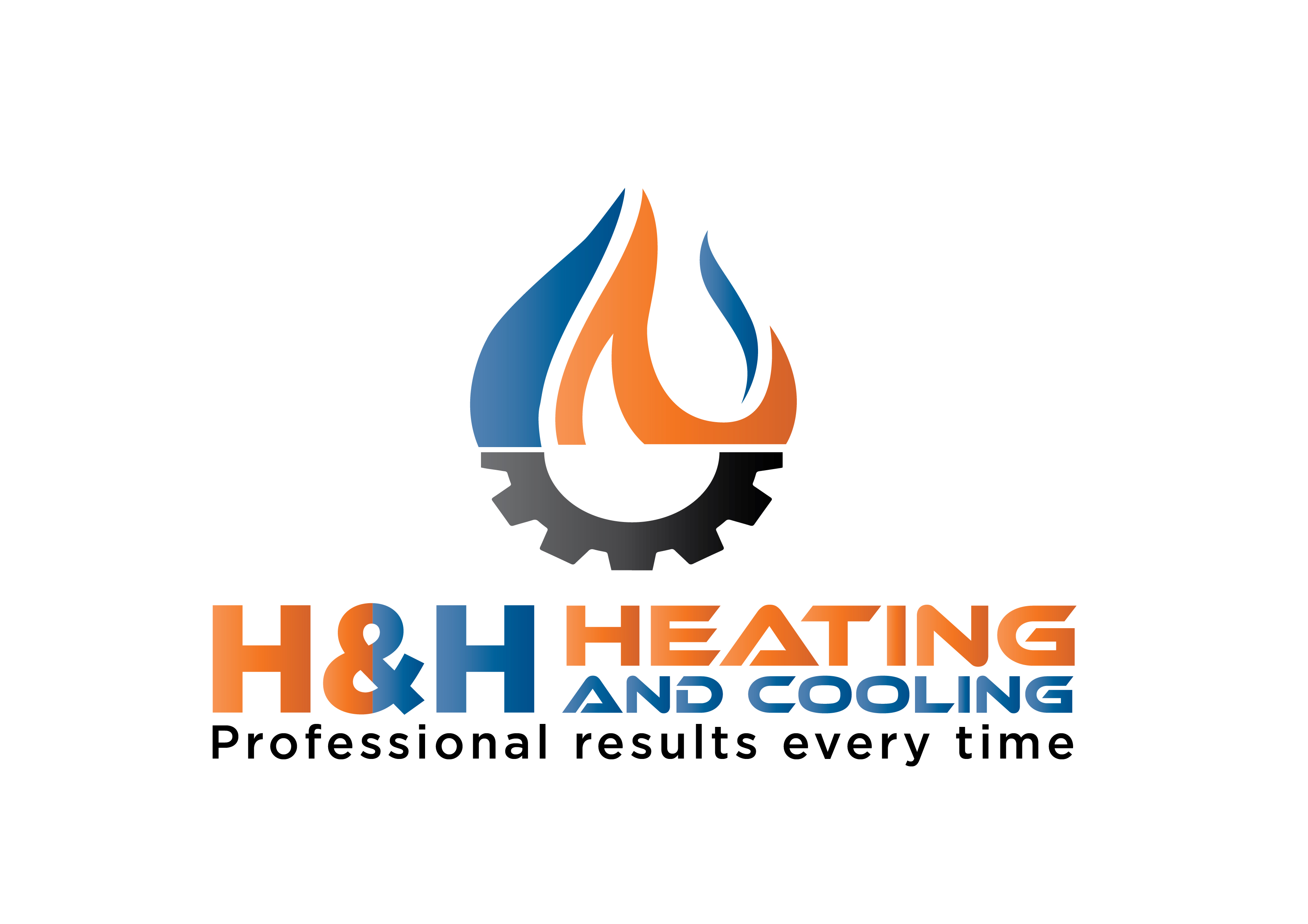 Logo Design entry 1764318 submitted by Lyonrres to the Logo Design for H&H Heating and Cooling  run by phrnjak