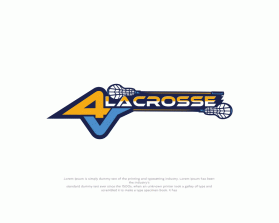 Logo Design entry 1767454 submitted by agus57septian67 to the Logo Design for 4 V Lacrosse run by Landsharks