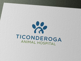 Logo Design entry 1768604 submitted by francoababa to the Logo Design for Ticonderoga Animal Hospital run by Tianimhosp
