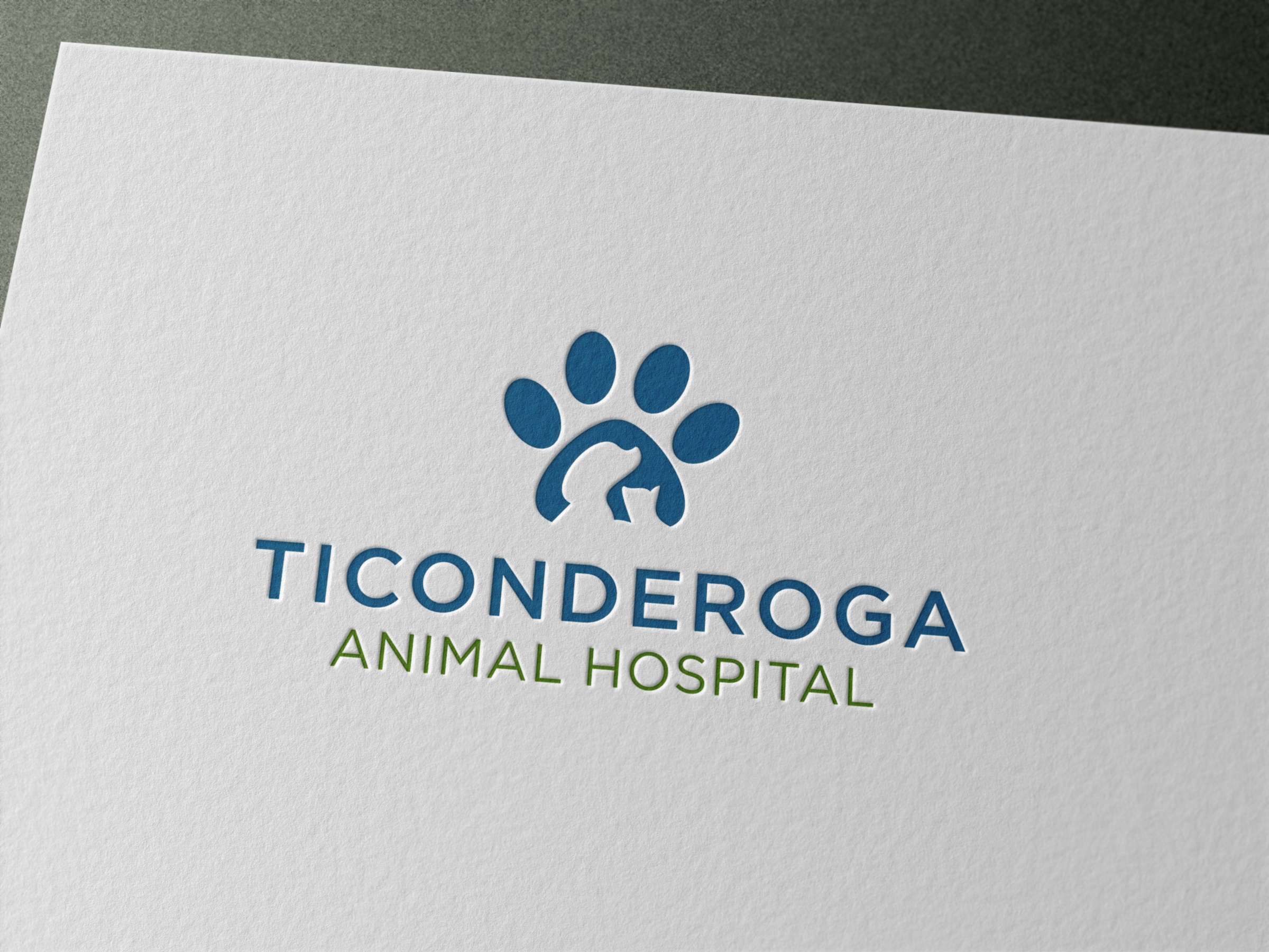 Logo Design entry 1768604 submitted by kanby A to the Logo Design for Ticonderoga Animal Hospital run by Tianimhosp