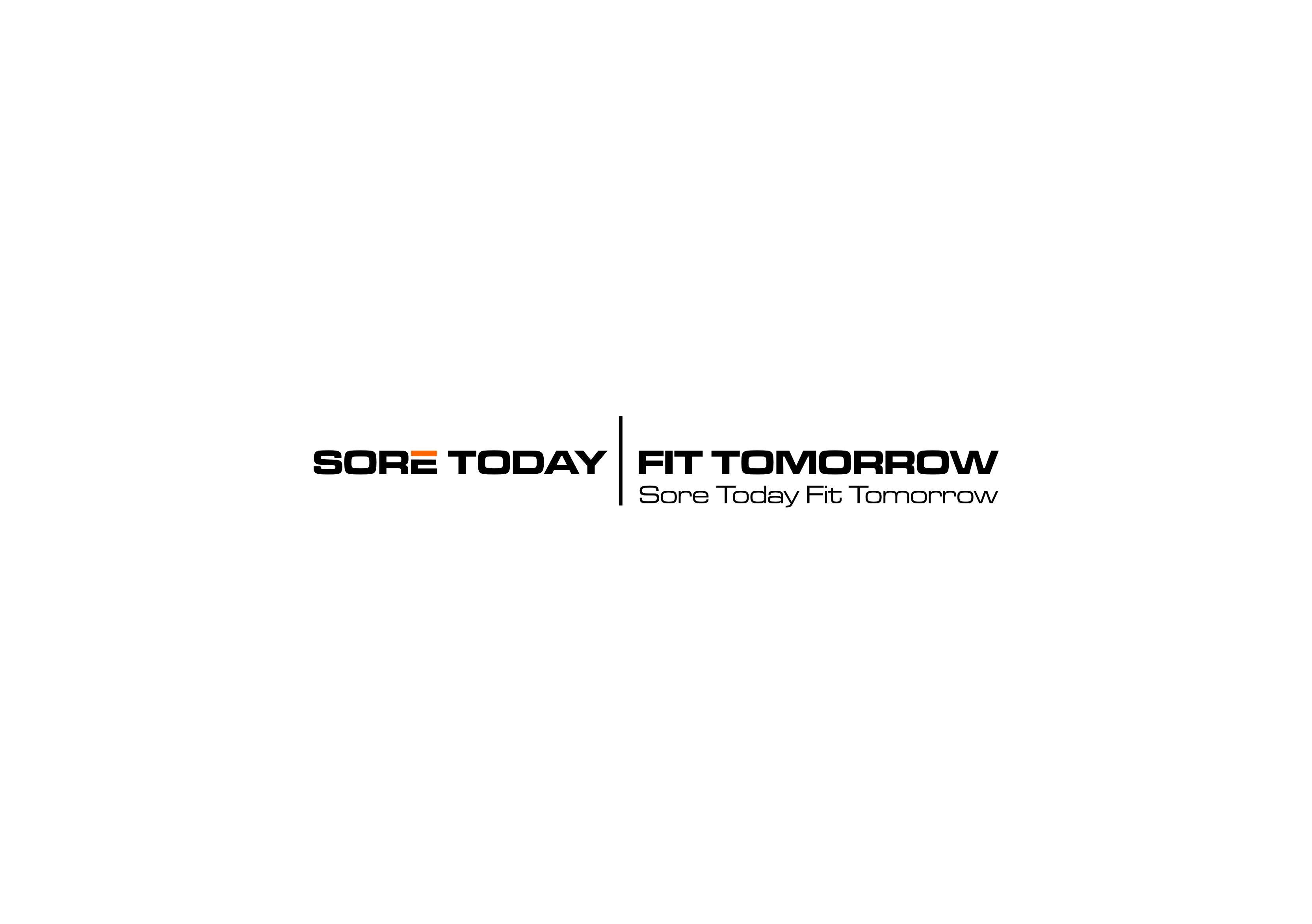 Logo Design entry 1769285 submitted by Erfina to the Logo Design for Sore Today Fit Tomorrow run by Dradin