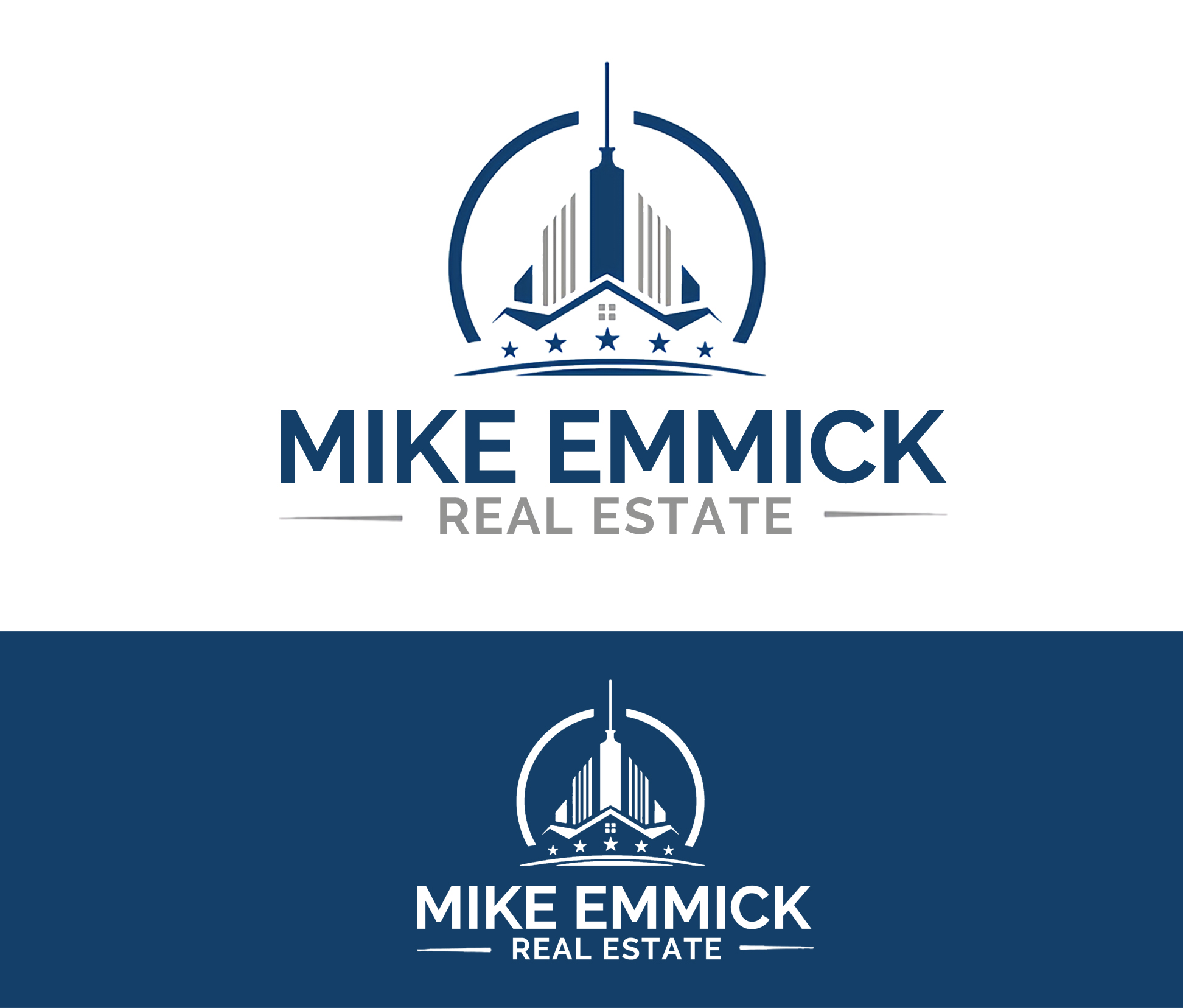 Logo Design entry 1773398 submitted by Saga09110 to the Logo Design for Mike Emmick Real Estate run by mikeemmick