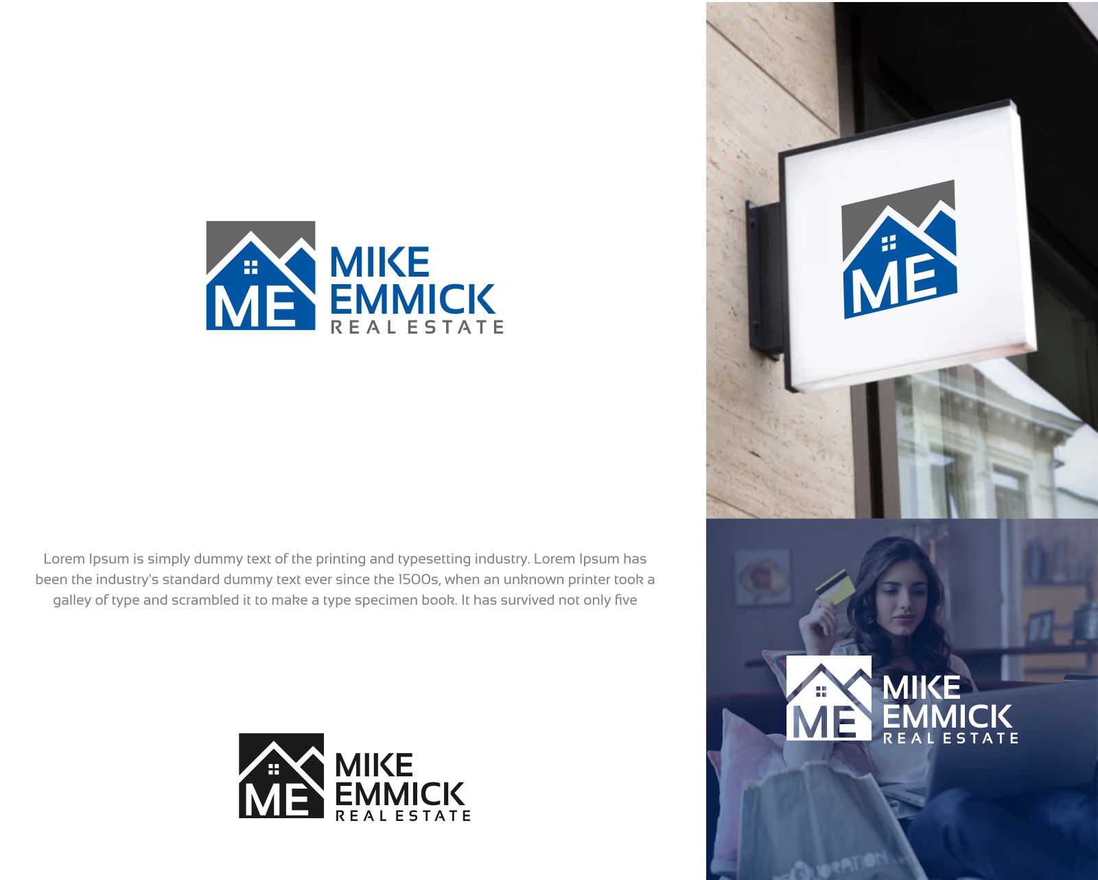 Logo Design entry 1773427 submitted by Farhan to the Logo Design for Mike Emmick Real Estate run by mikeemmick