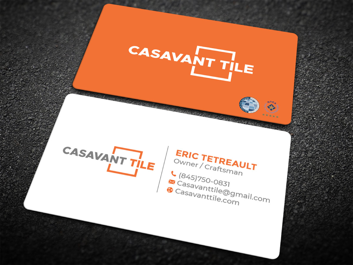 Business Card & Stationery Design entry 1776334 submitted by Amit1991 to the Business Card & Stationery Design for Casavant Tile run by CasavantTile