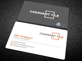 Business Card & Stationery Design entry 1776337 submitted by Amit1991 to the Business Card & Stationery Design for Casavant Tile run by CasavantTile