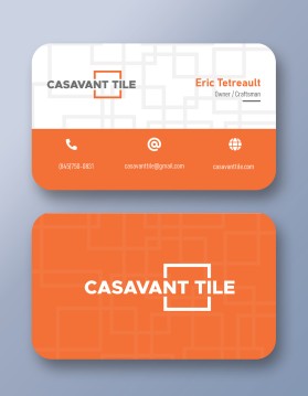 Business Card & Stationery Design Entry 1837814 submitted by natyarts to the contest for Casavant Tile run by CasavantTile