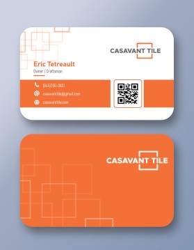 Business Card & Stationery Design entry 1776356 submitted by Amit1991 to the Business Card & Stationery Design for Casavant Tile run by CasavantTile