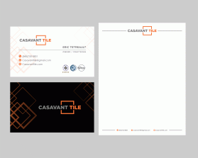 A similar Business Card & Stationery Design submitted by skyford412 to the Business Card & Stationery Design contest for Citrine Build Group by gromano