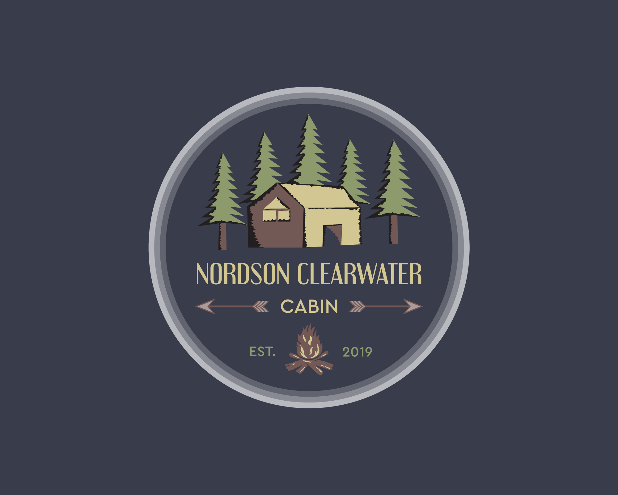Logo Design entry 1776548 submitted by azcara to the Logo Design for Nordson Clearwater Cabin run by kmwils34