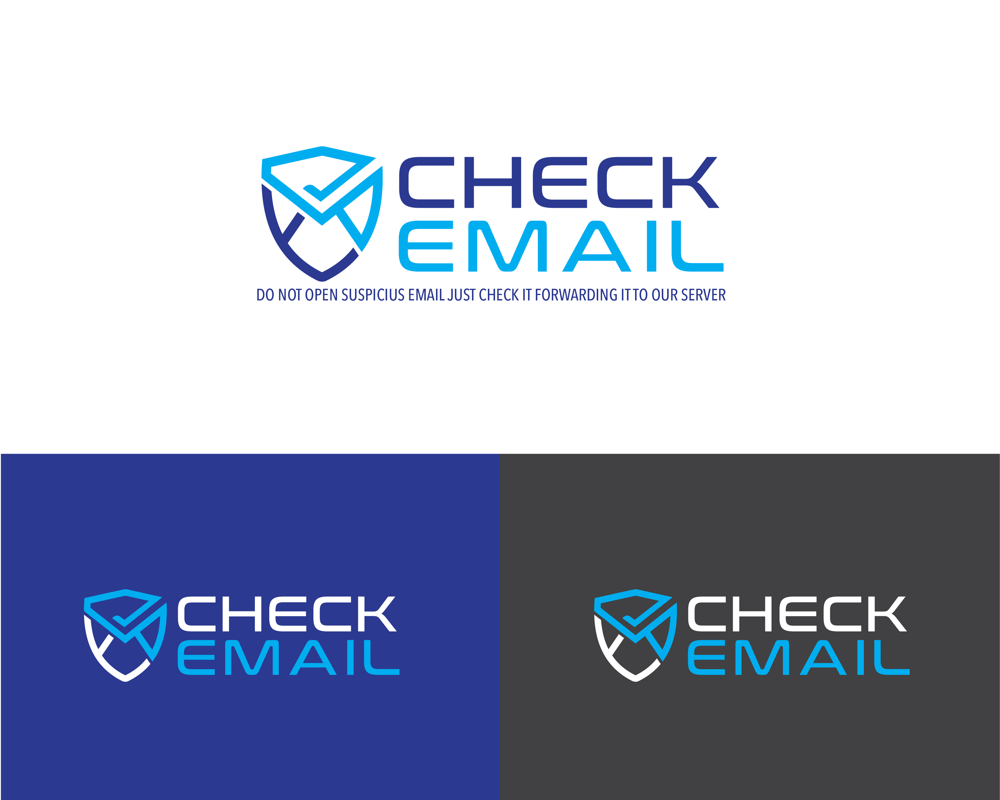 Logo Design entry 1778296 submitted by v0ltag3 to the Logo Design for Check Email run by soluzionepa
