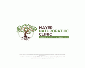 Logo Design entry 1778460 submitted by ralph_2015 to the Logo Design for Mayer Naturopathic Clinic run by jonimayer