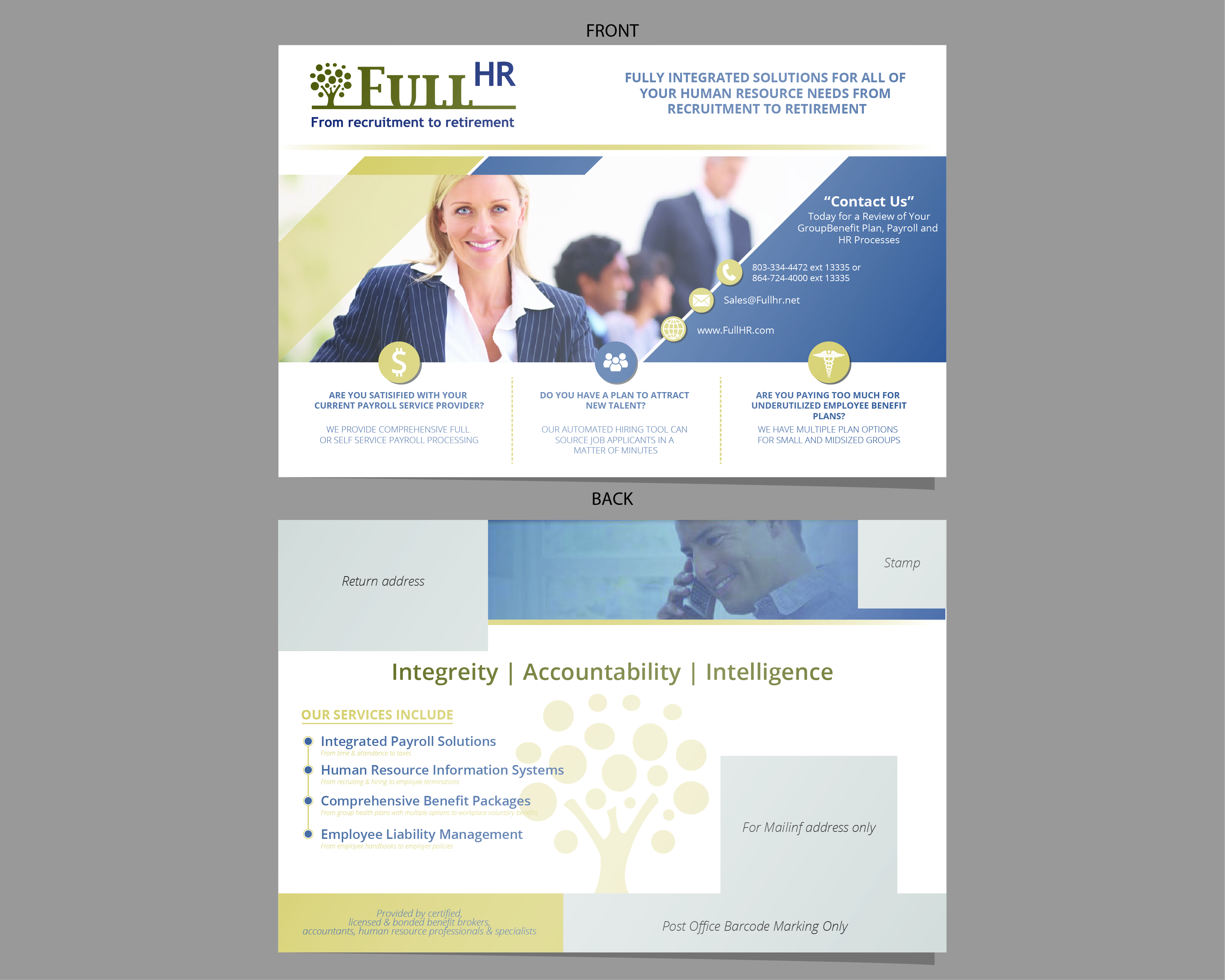 Brochure Design entry 1778619 submitted by Dingdong84 to the Brochure Design for FullHR.com run by TPAs-inc