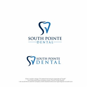Logo Design entry 1779107 submitted by kostedan to the Logo Design for South Pointe Dental run by VMBlogo